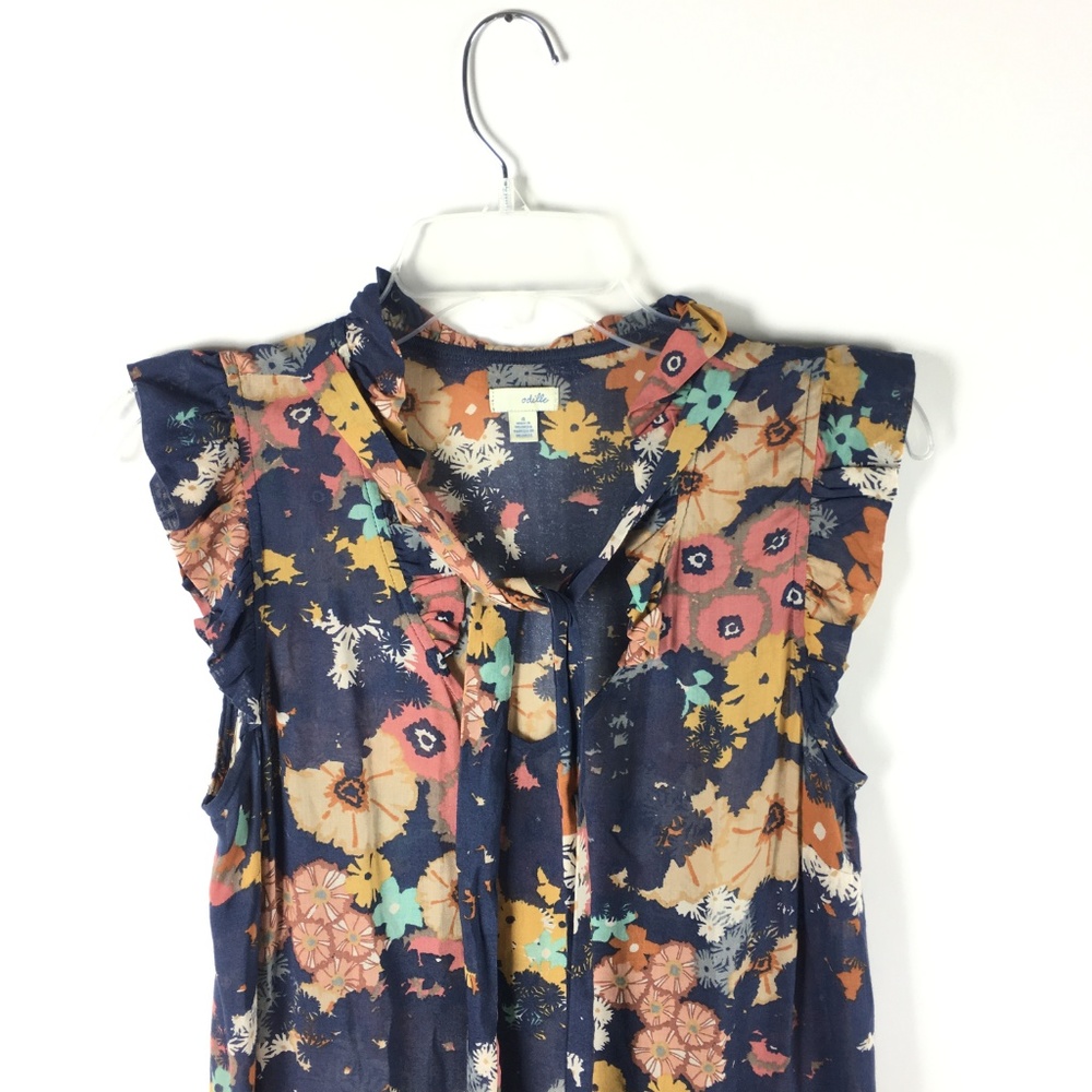 Odille Anthropologie Womens Floral Print Blouse - Picture 3 of 8